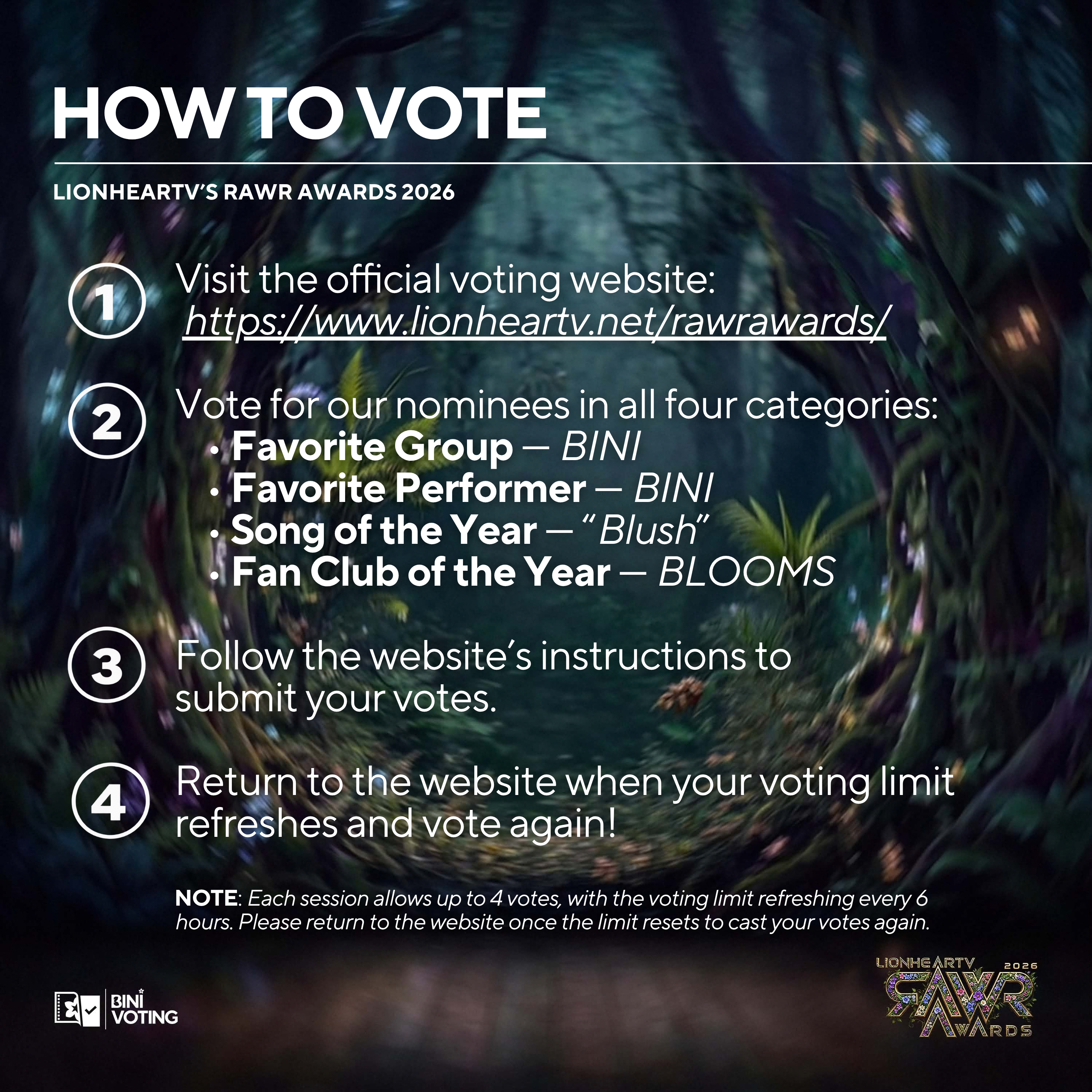 Kids’ Choice Awards 2026 voting instructions step 1