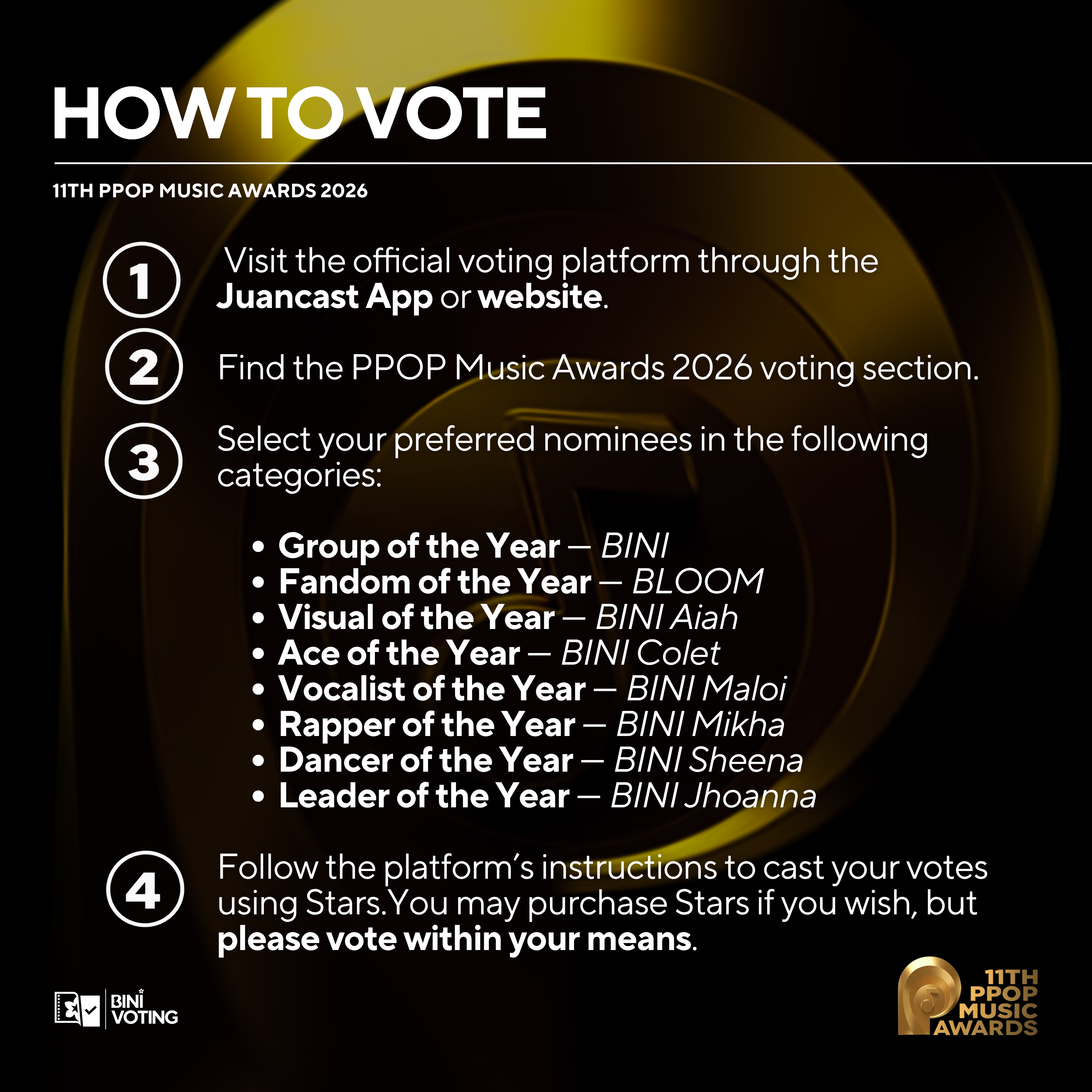 Kids’ Choice Awards 2026 voting instructions step 1